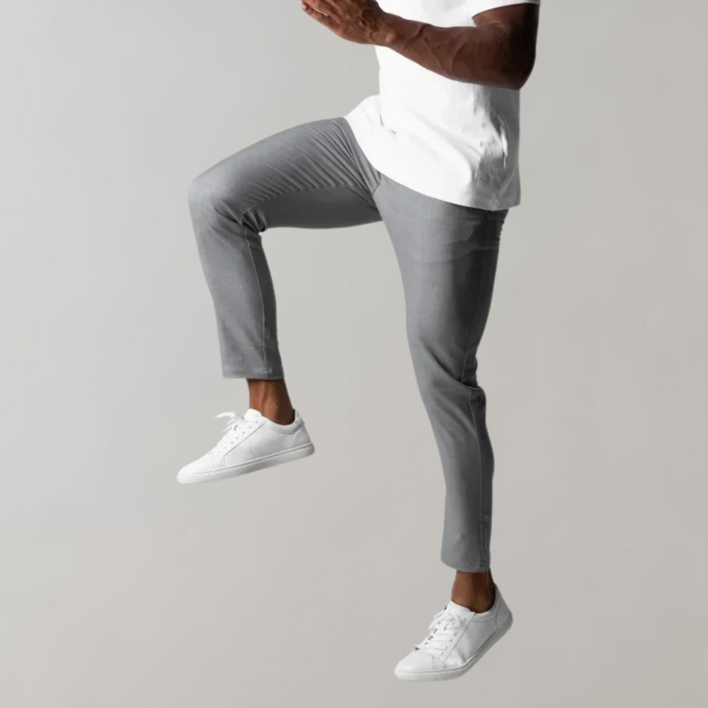Herren Knöchellange Arbeitshosen - Slim Fit & Schlupfstil
