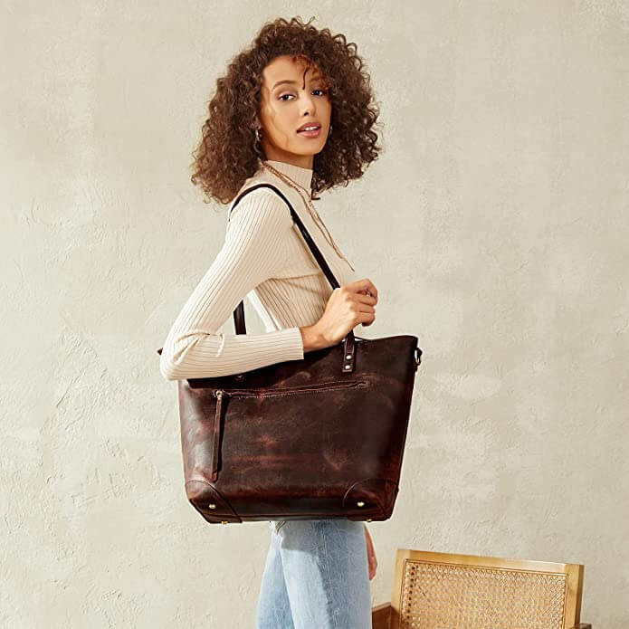 Damen Vintage Tote Bag - Stilvoll & Langlebig