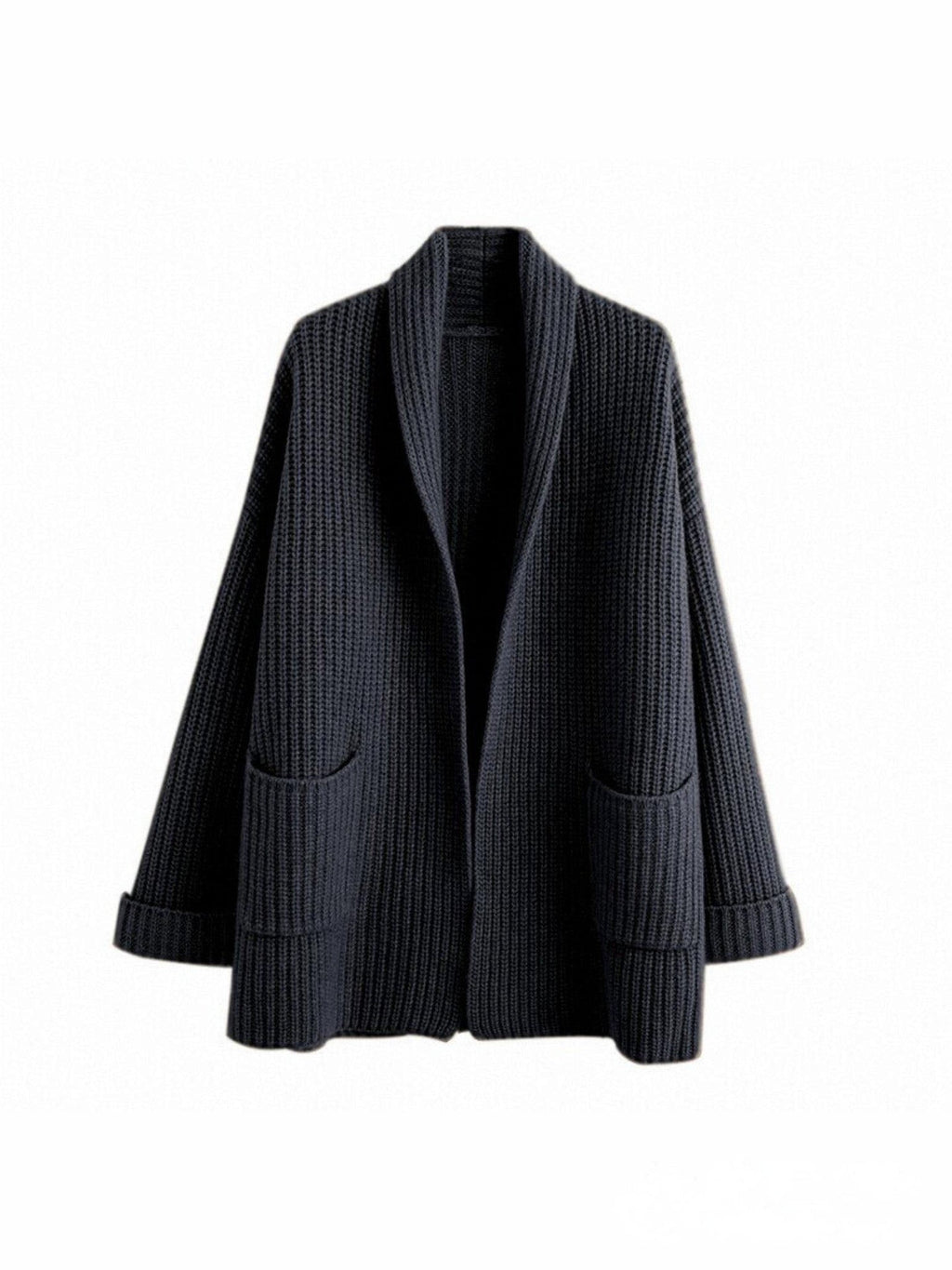 Damen Lange Strickjacke – Gemütliche lockere Oberbekleidung