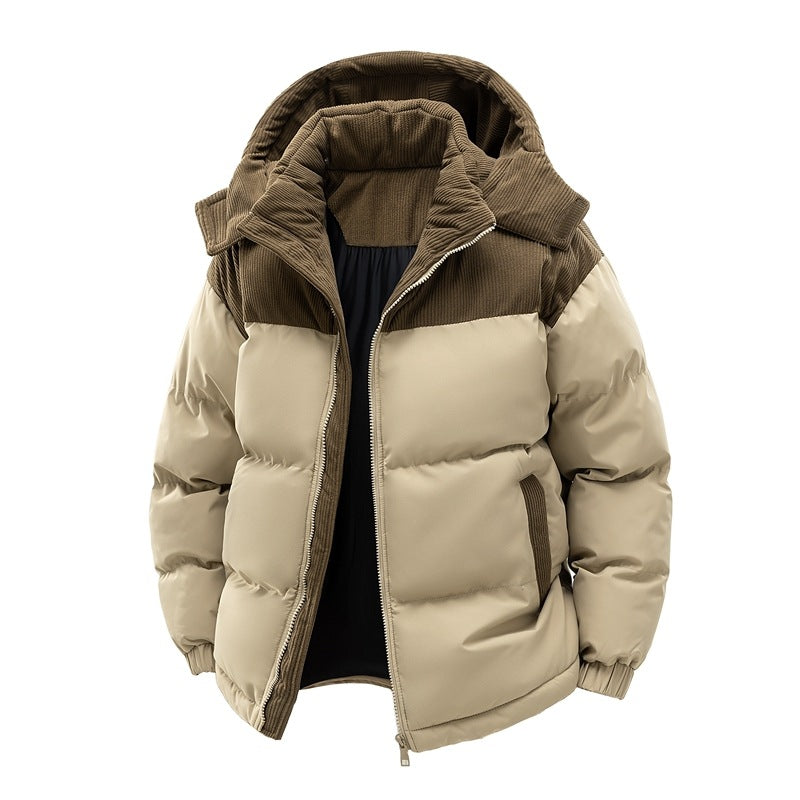 Damen Winter Pufferjacke - Verstellbare Kapuze mit Seitentaschen