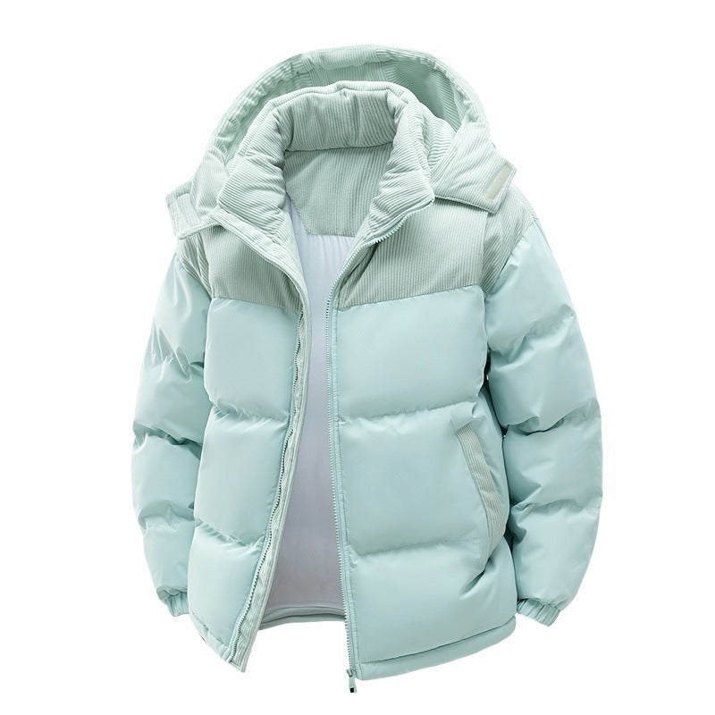 Damen Winter Pufferjacke - Verstellbare Kapuze mit Seitentaschen