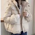 Damen Oversized Puffer Jacke - Wasserdicht mit Kapuze