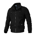 Herren Stehkragen Bomberjacke - Reißverschluss Oberbekleidung