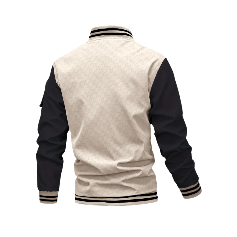 Herren Varsity Bomberjacke - Zweifarbig & Leicht