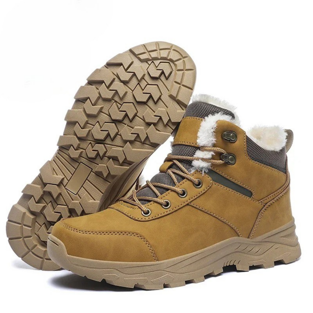 Herren Wasserfeste Winterstiefel – Isoliert & Robuste Traktion