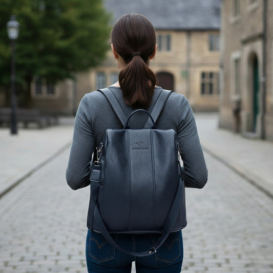 Damen Diebstahlschutz-Rucksack - Cabrio-Reisetasche
