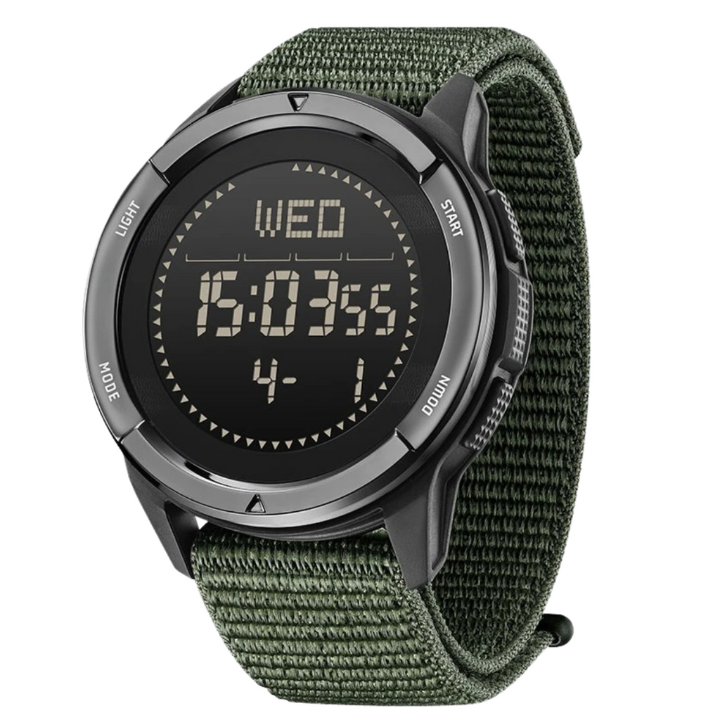 Outdoor Digitale Smartwatch – Gewebtes Armband & Wasserfest