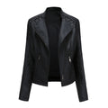 Damen Jacke im Moto-Stil - Geschnürte Schulterdetails