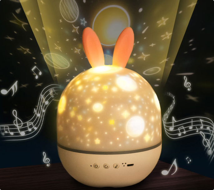 Sternenhimmel Projektor – Kinder Nachtlicht mit Musik