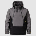 Herren Outdoor Anorak - Wasserdicht mit Kapuze & Halbem Reißverschluss