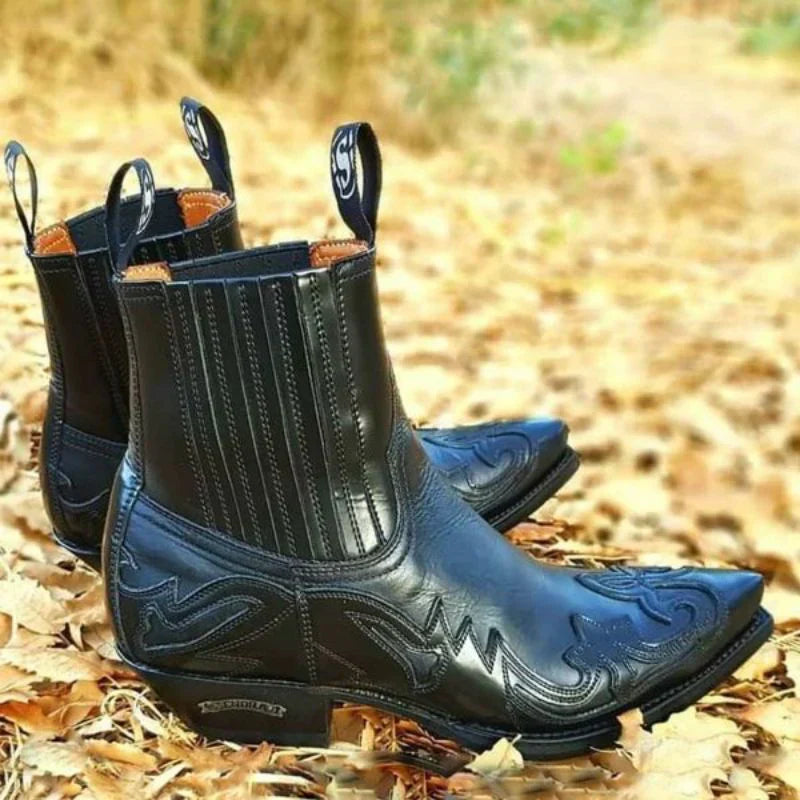 Herren Cowboy-Stiefel – Klassisches Western-Design