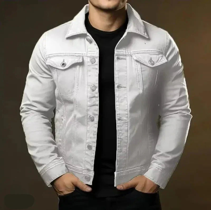Herren Stilvolle Jeansjacke - Klassisch und bequem