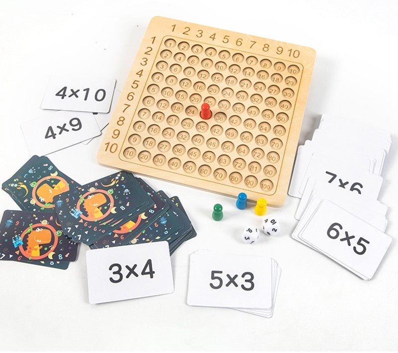 Einmaleins Lernspiel - lustiges Rechen-Brettspiel für Kinder