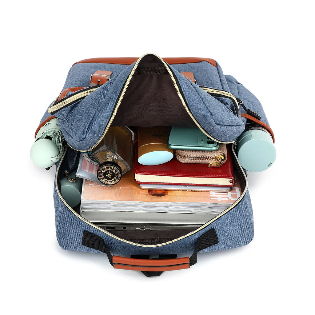 Unisex Vintage Rucksack - Wasserdicht & Geräumig