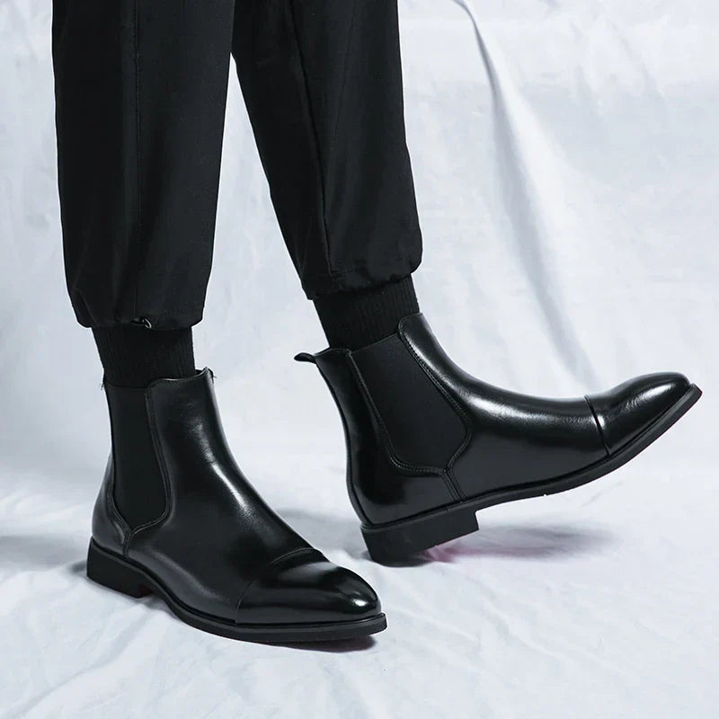 Herren Chelsea-Stiefeletten - Zehenkappe & Schuhe zum Hineinschlüpfen