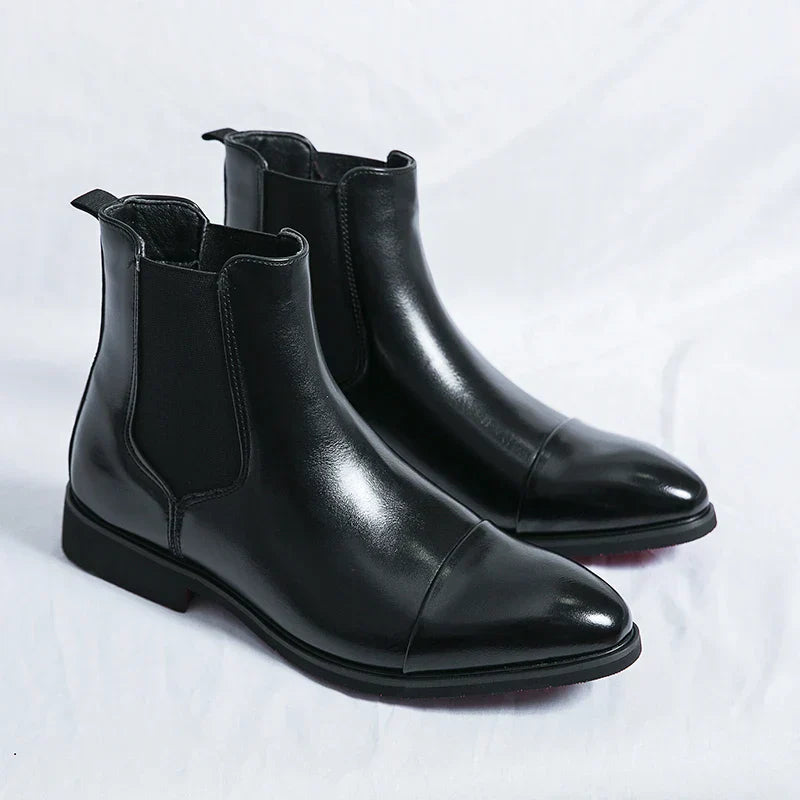Herren Chelsea-Stiefeletten - Zehenkappe & Schuhe zum Hineinschlüpfen