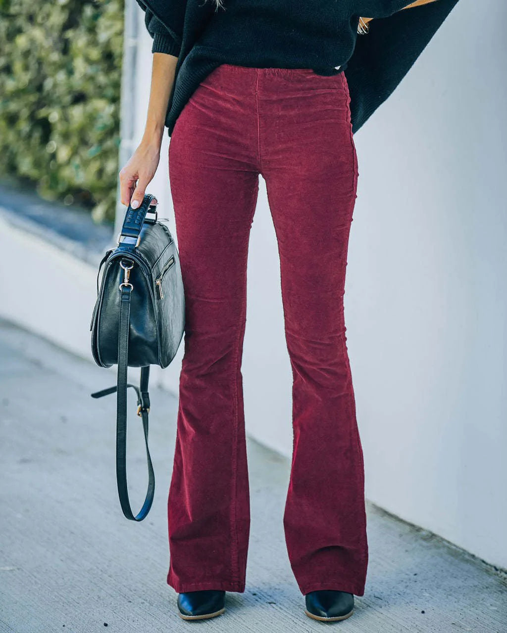 Damen Schlagjeans - High-Rise & Komfort-Passform