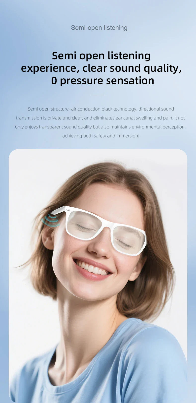 Smart Translation Sunglasses  AI-Powered Language Assistant - Product detail 10