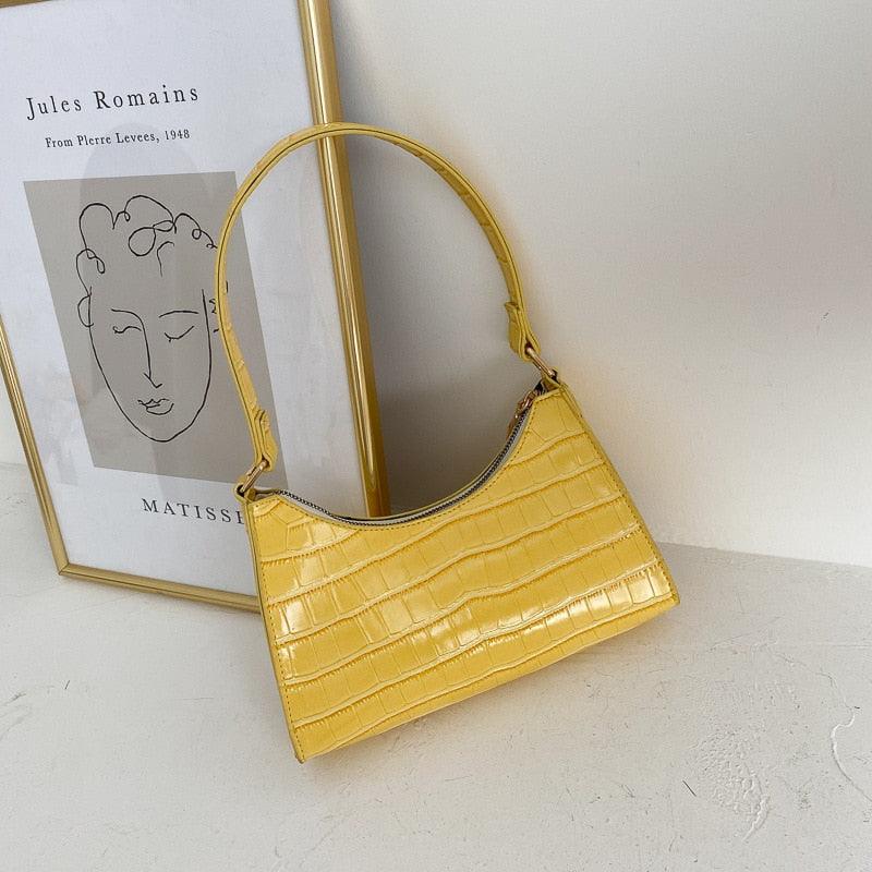 Damen Handtasche mit Krokodilmuster – Accessoire für jeden Tag