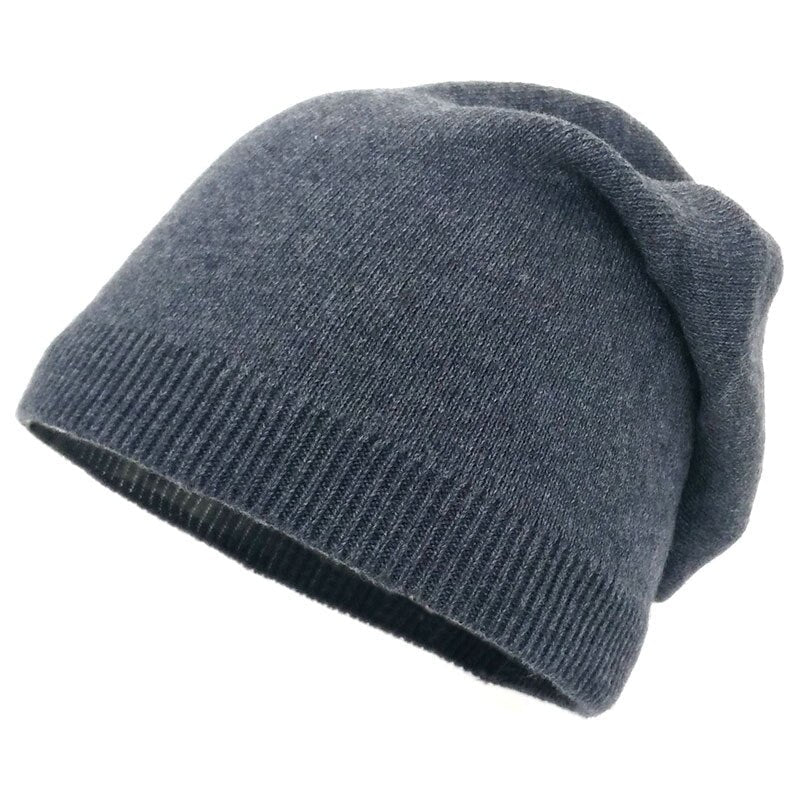 Leichte Gerippte Gestrickte Mütze - Weich & Slouchy