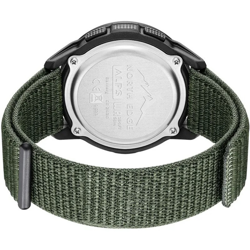 Outdoor Digitale Smartwatch – Gewebtes Armband & Wasserfest