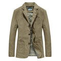 Herren Sakko Jacke - Kerbkragen mit Aufgesetzter Tasche