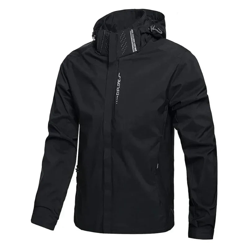Herren Wasserdichte Kapuzenjacke - Warm und Stilvoll