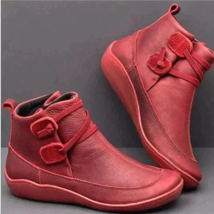 Damen Orthopädische Stiefeletten - Wasserdicht & Flache Sohle