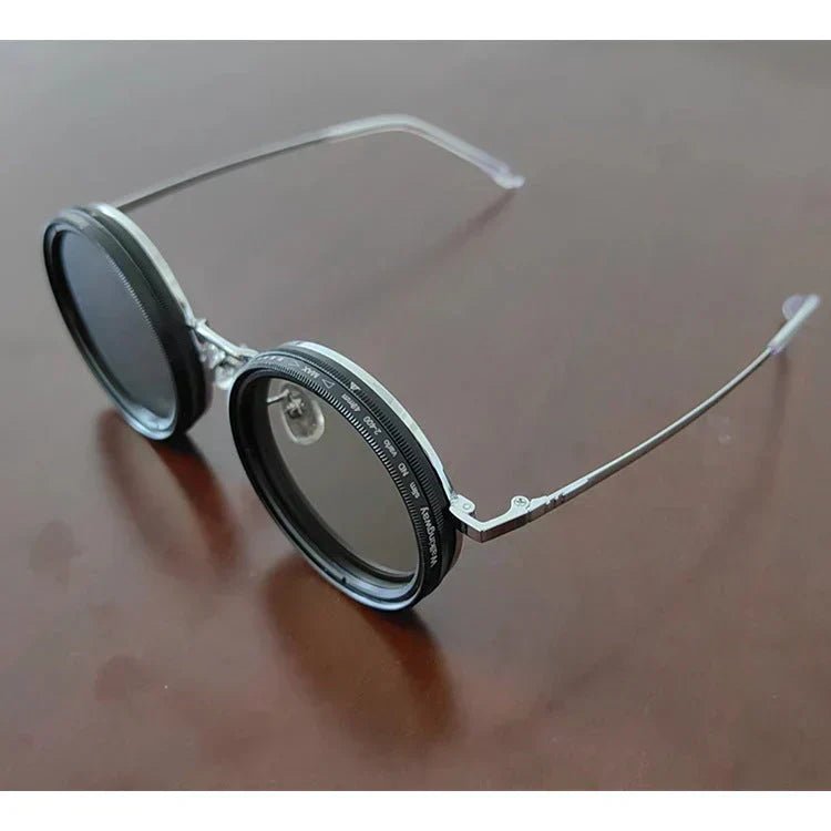 🔥Adjustable Tint Polarized Round Sunglasses (50% OFF) - ALPINE WEAR