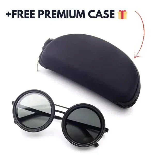 🔥Adjustable Tint Polarized Round Sunglasses (50% OFF) - ALPINE WEAR
