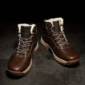 Herren Winter-Wander-Stiefeletten – Thermofutter mit Rutschfester Außensohle