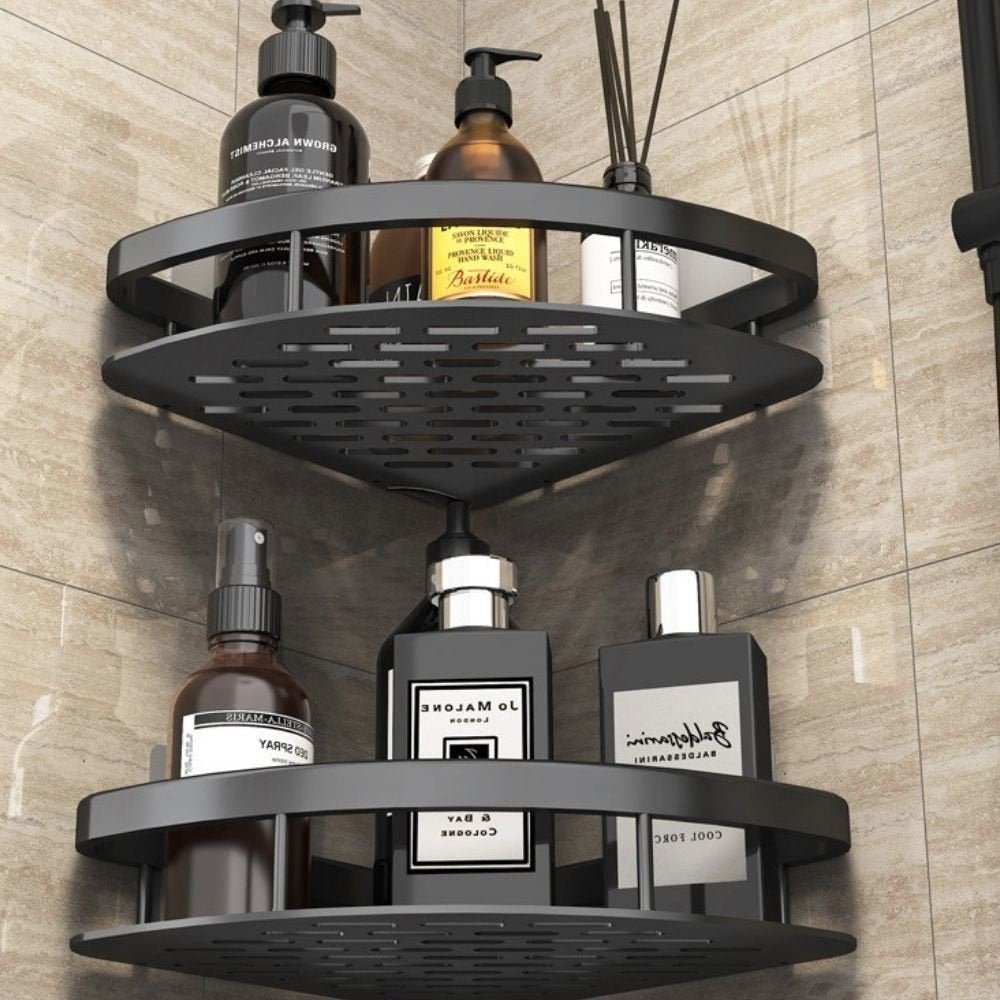 Aluminium Corner Bathroom Shelf - ALPINE WEAR