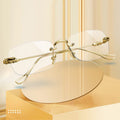 Anti - blue light rimless trimming presbyopic glasses men & women - ALPINE WEAR