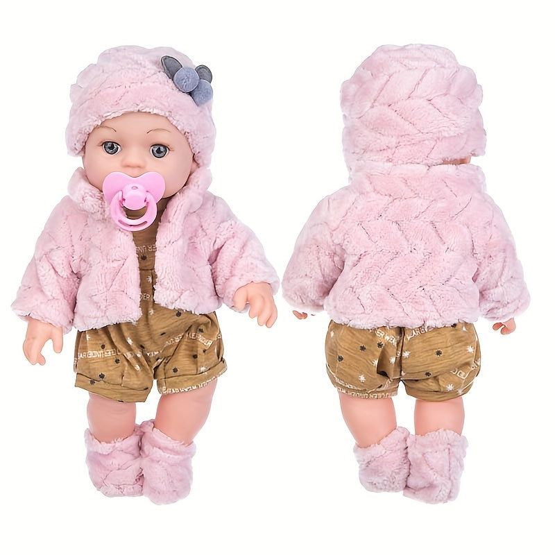 Realistische Baby-Spielpuppe – Weichkörper & Kuschel-Outfit