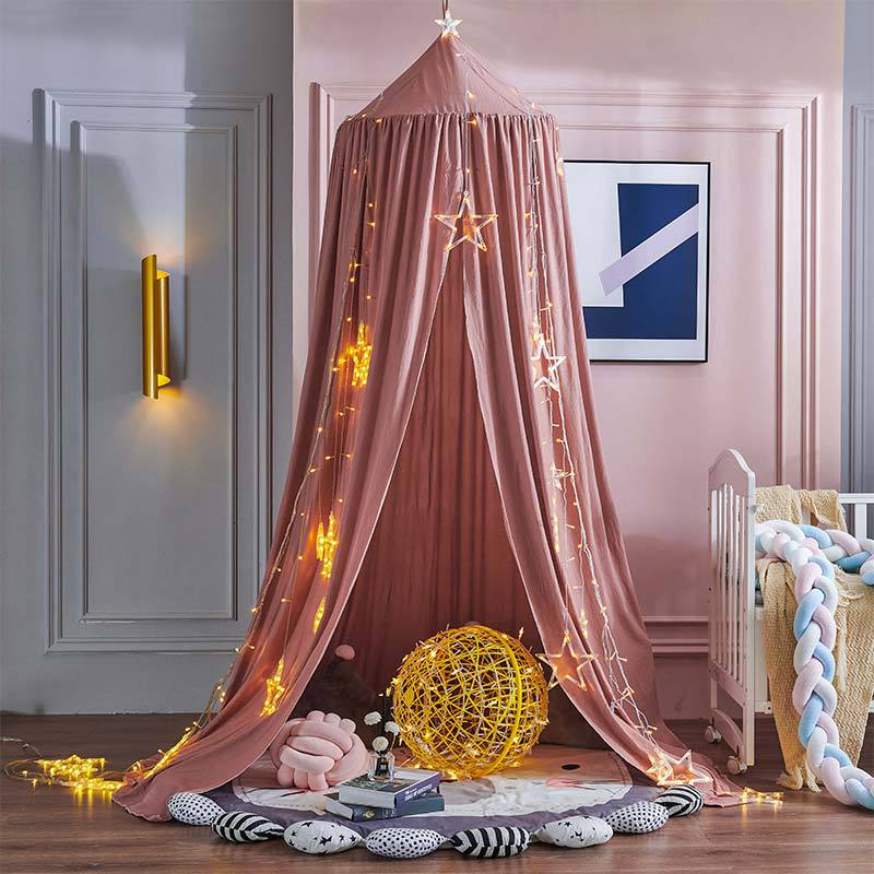 Kinder Bett Baldachin Vorhang - Lese- & Spielzelt