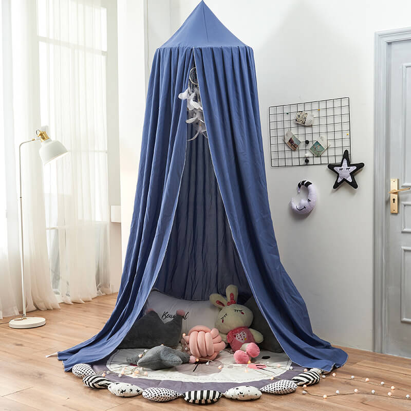 Kinder Bett Baldachin Vorhang - Lese- & Spielzelt