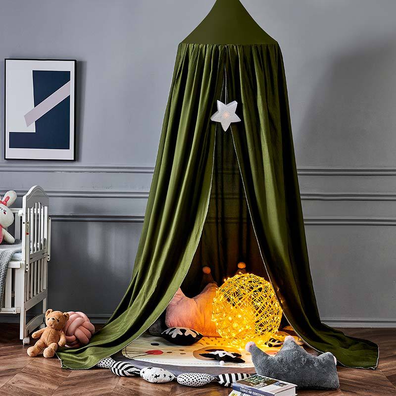 Kinder Bett Baldachin Vorhang - Lese- & Spielzelt