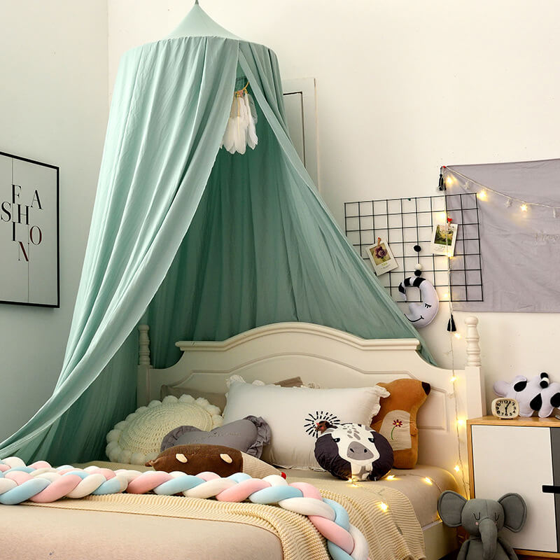 Kinder Bett Baldachin Vorhang - Lese- & Spielzelt