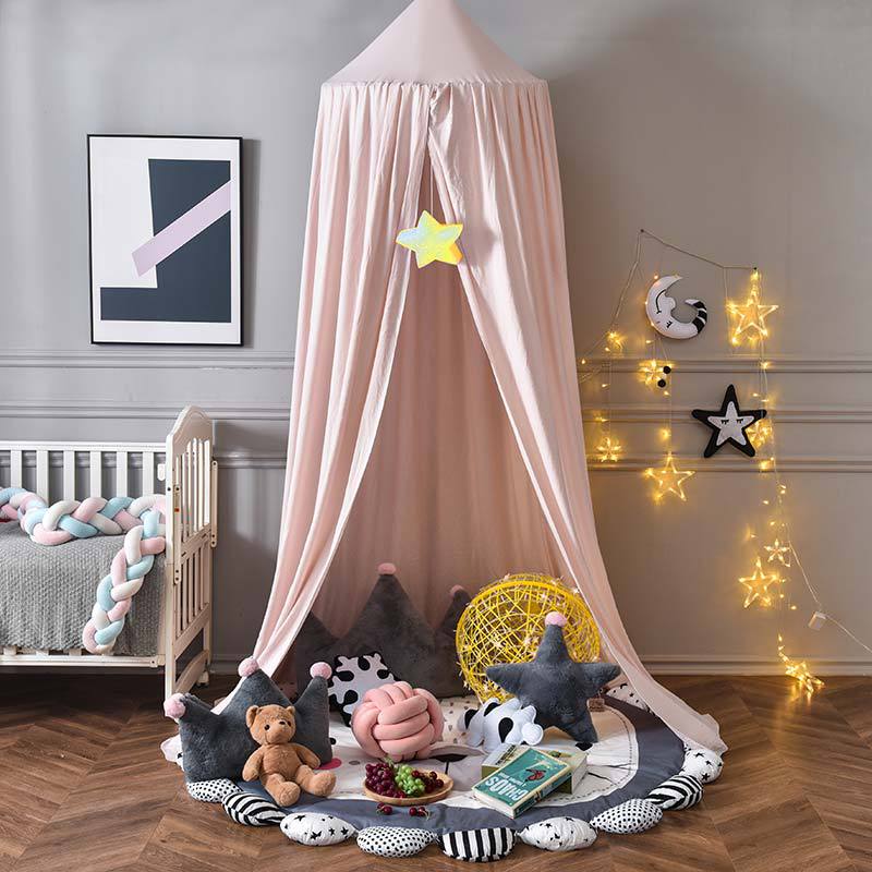 Kinder Bett Baldachin Vorhang - Lese- & Spielzelt