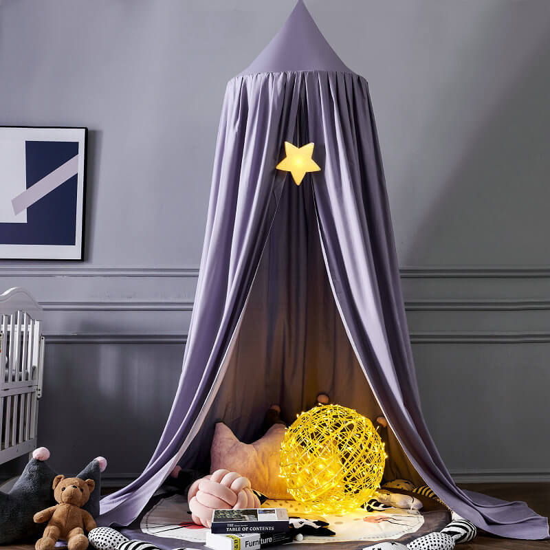 Kinder Bett Baldachin Vorhang - Lese- & Spielzelt