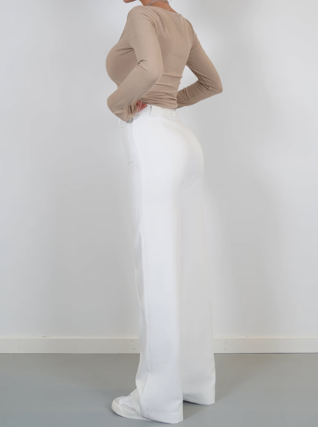 Damen High-Waisted Arbeitshose - Weites Bein Passform