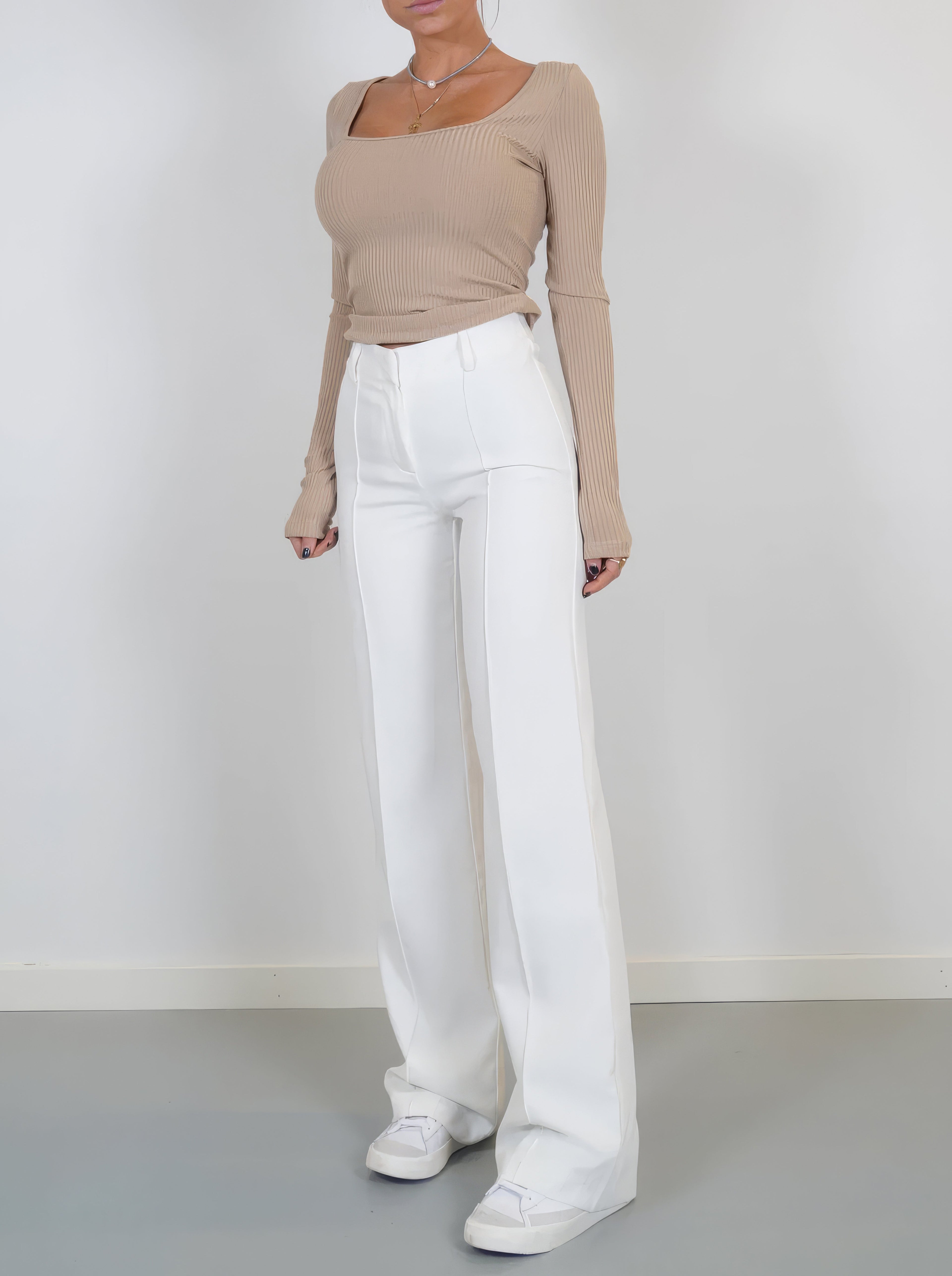 Damen High-Waisted Arbeitshose - Weites Bein Passform