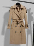 Damen Trenchcoat mit Gürtel – Gemütliche Oberbekleidung