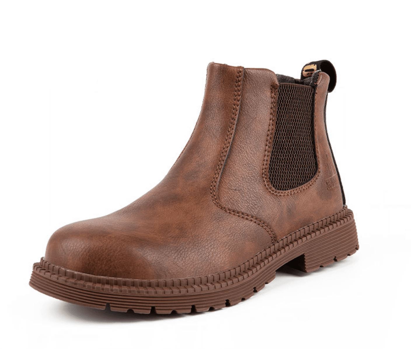 Herren Chelsea-Stiefeletten zum Hineinschlüpfen - Schlupf-Stil mit Profilsohle