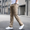 Herren Cargohose mit Lockerer Passform - Gerades Bein mit Multi-Taschen