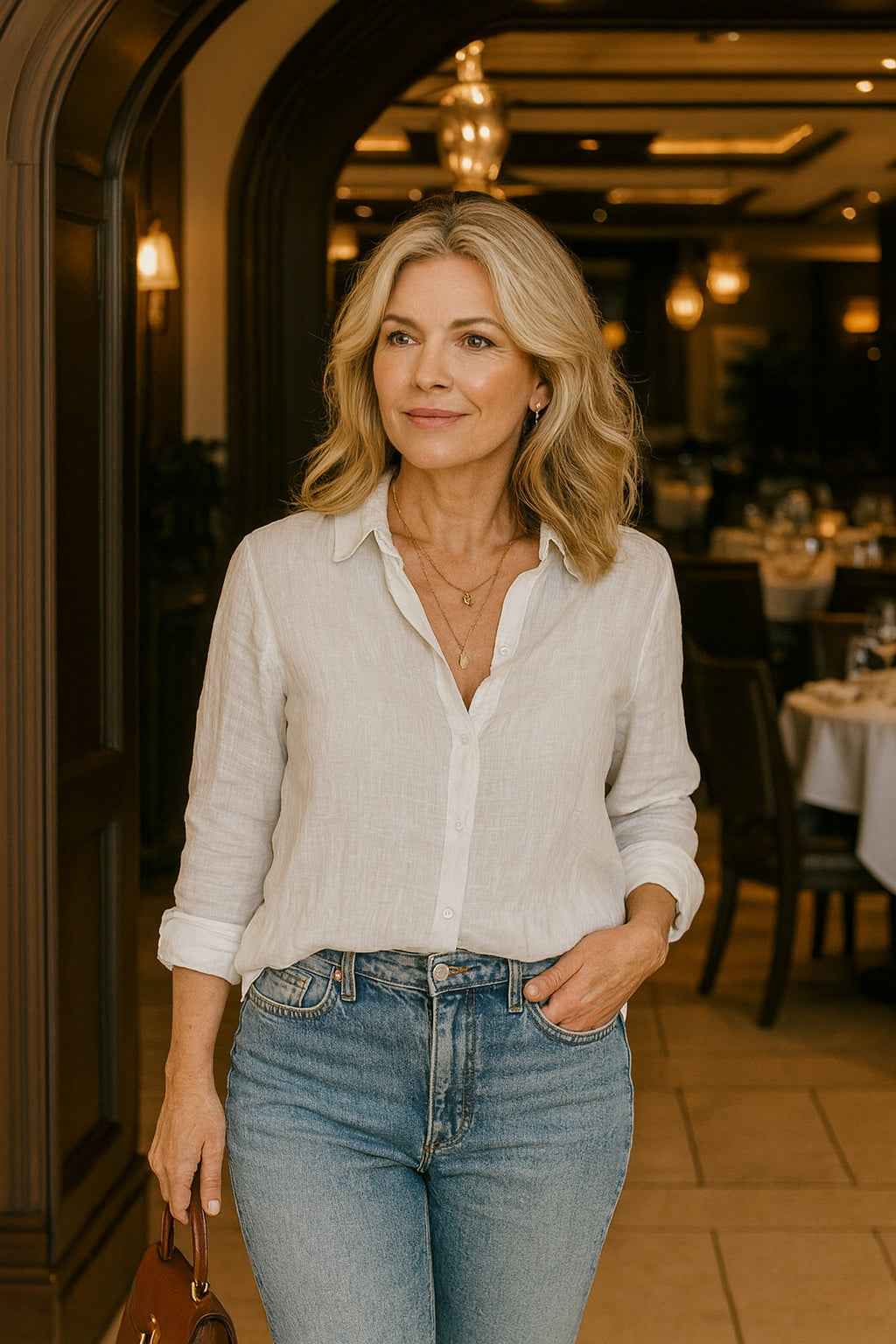 Abigail Women’s Linen Shirt