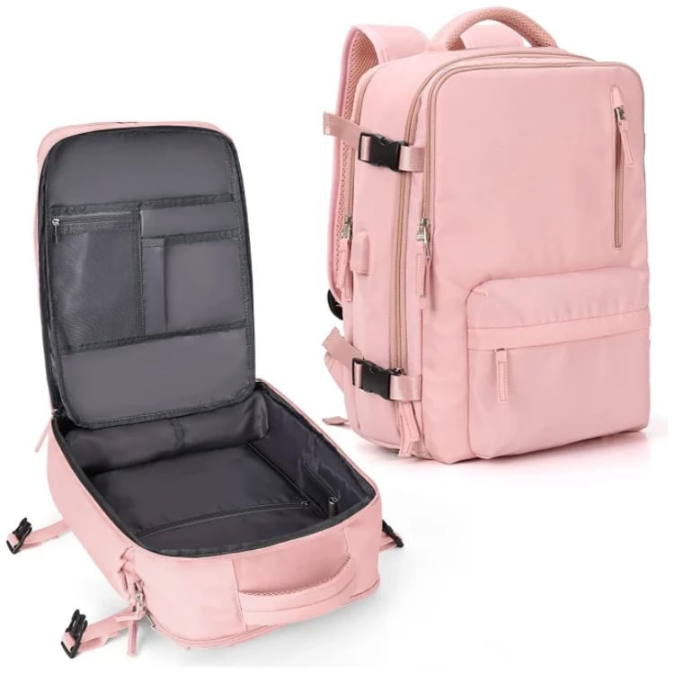 Wasserdichter Reiserucksack - Diebstahlschutz mit USB-Anschluss