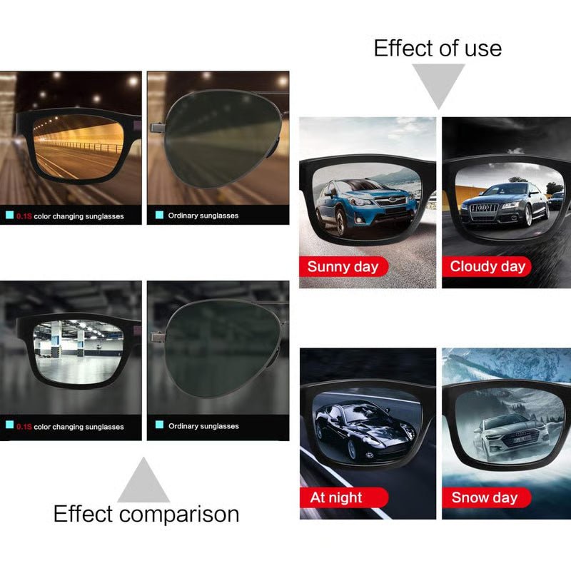 😎Classic Smart Photochromic Polarized Sunglasses（50% OFF） - ALPINE WEAR