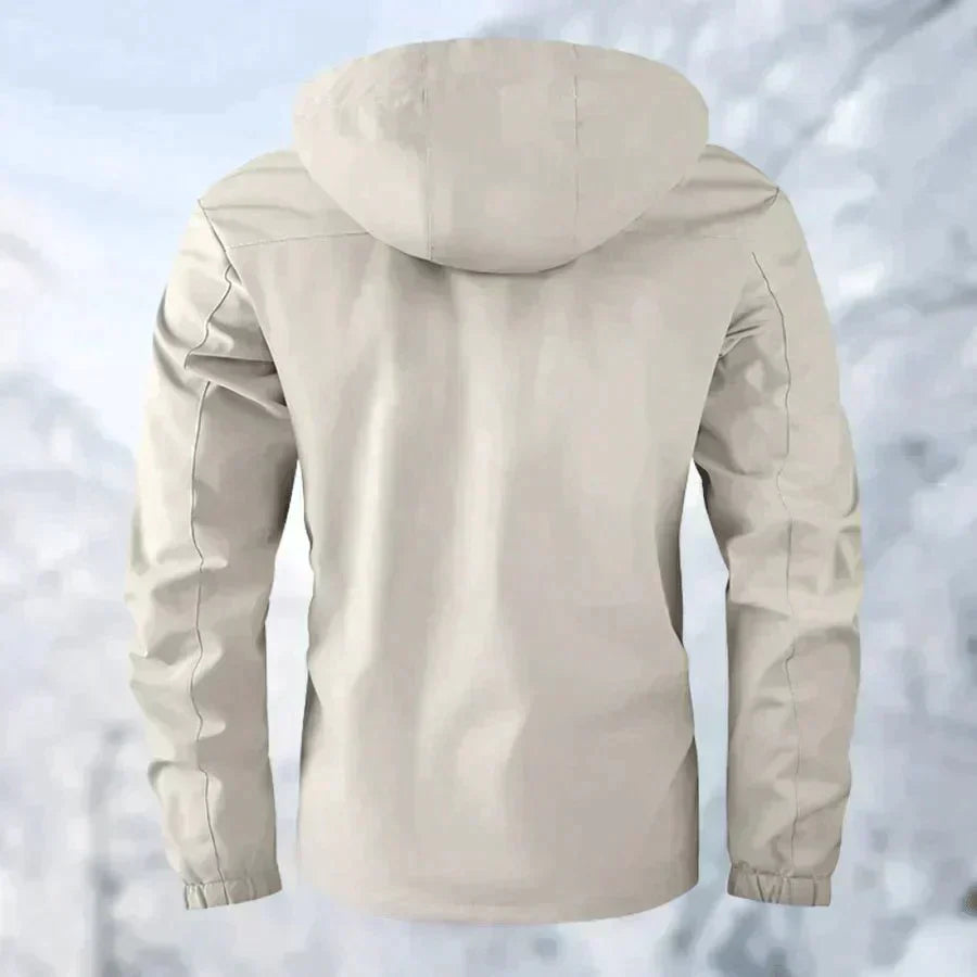 Herren Gefütterte Taktische Winterjacke - Wasserabweisend & Mehrfachtaschen