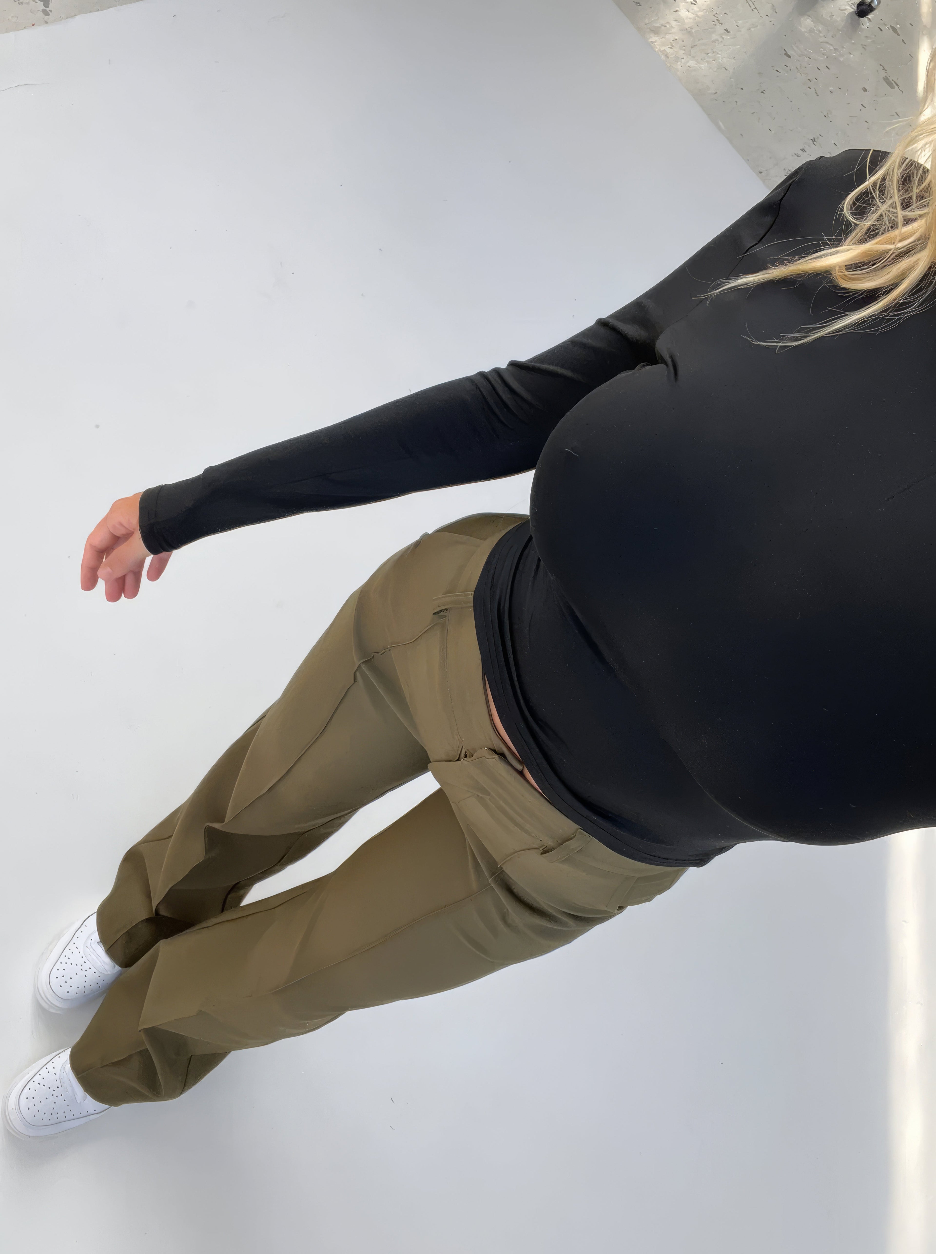 Damen High-Waisted Arbeitshose - Weites Bein Passform